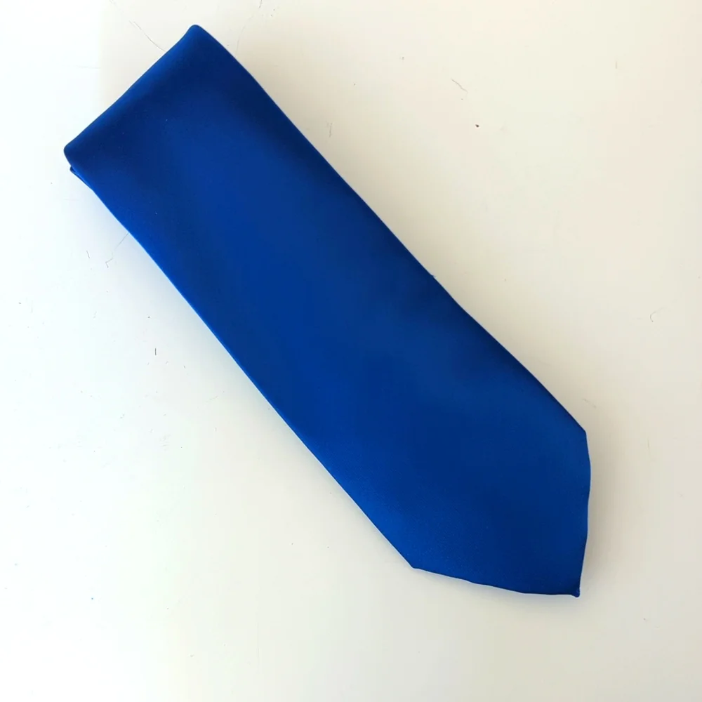 Solid Blue Necktie - Picture 1 of 1